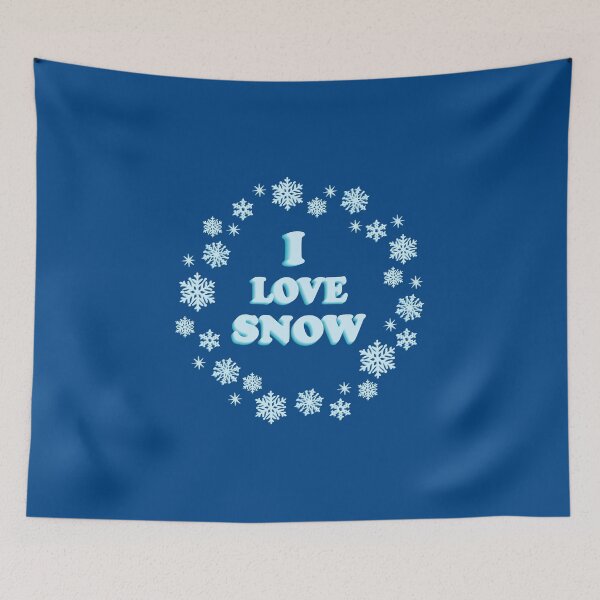Item preview, I Love Snow designed and sold by DesignOnTshirt.