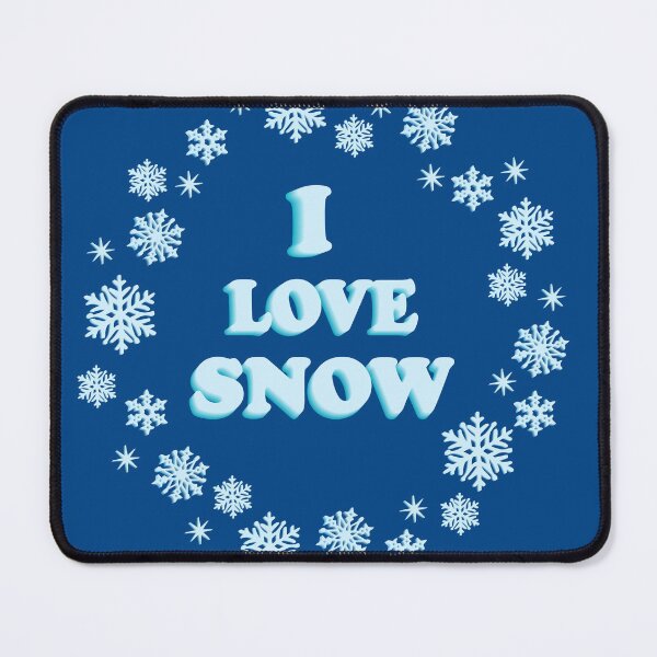 Item preview, I Love Snow designed and sold by DesignOnTshirt.