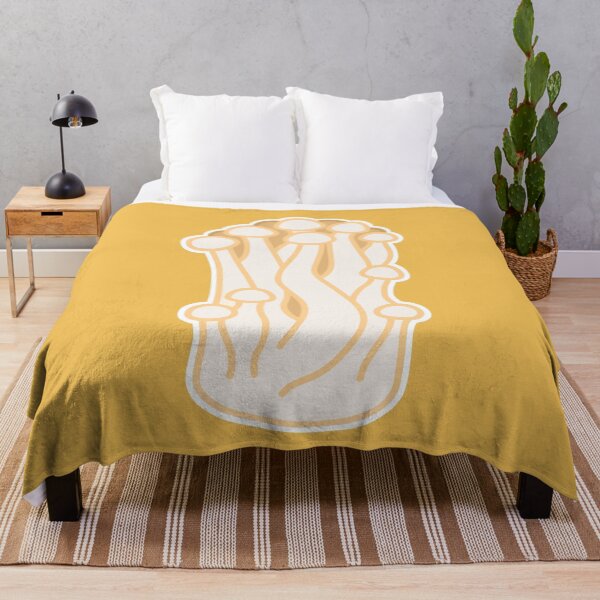 Item preview, Iconic Enoki Mushrooms (Caramel Brown) (Ramen Icons) designed and sold by umami-dearest.