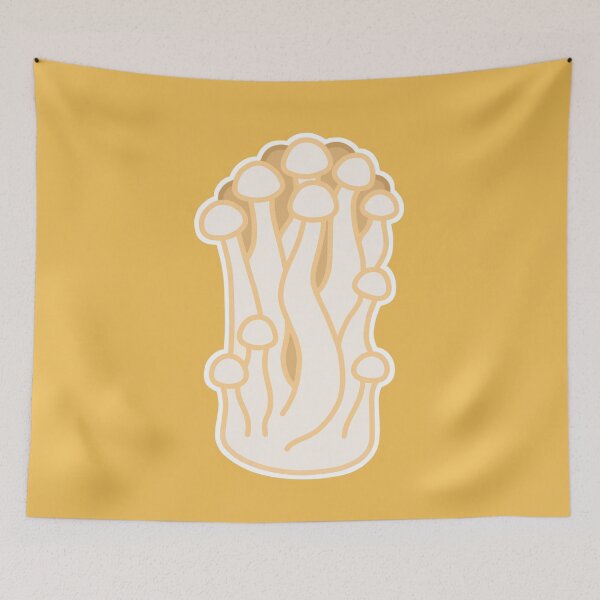 Item preview, Iconic Enoki Mushrooms (Caramel Brown) (Ramen Icons) designed and sold by umami-dearest.