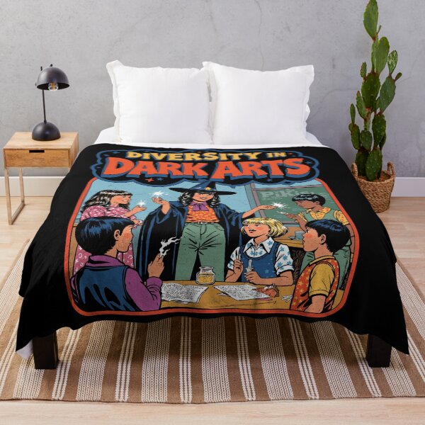 Item preview, Diversity in Dark Arts Retro Wizard Witch School Design designed and sold by Vintagenaut Co..