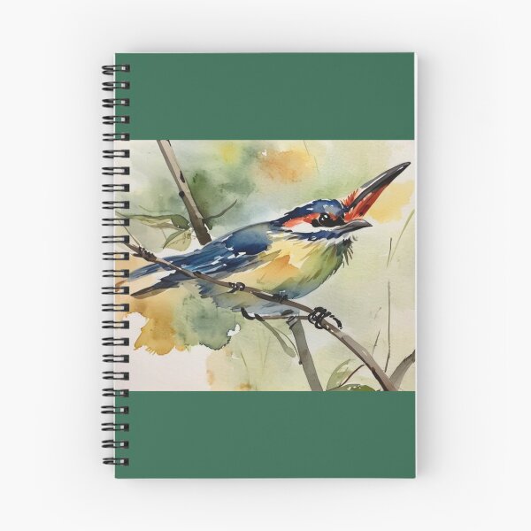 Item preview, Kingfisher bird（watercolour + AI） designed and sold by artsmeow.