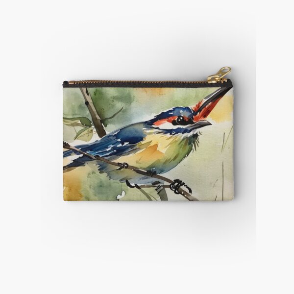 Item preview, Kingfisher bird（watercolour + AI） designed and sold by artsmeow.