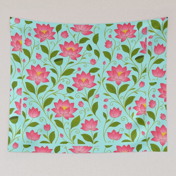 Item preview,  Pichwai Art/Painting - Lotus for House Warming/Indian Marriage/Wedding  designed and sold by ShreecreatE.