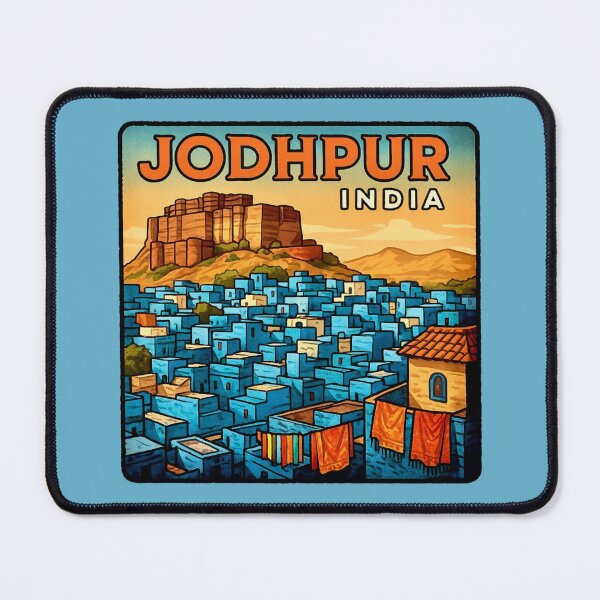 Item preview, Jodhpur, India - Blue City designed and sold by Myra365Art.
