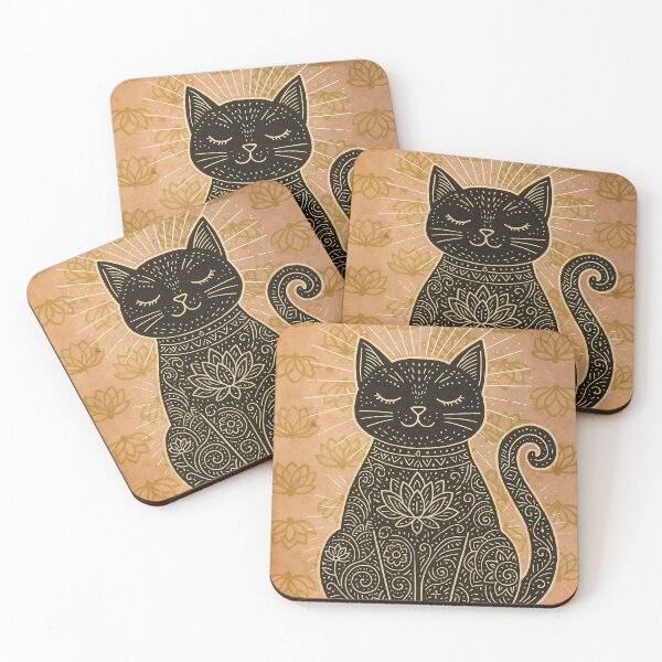 Artikelvorschau, Heilige Katze Pink & GoldHeilige Katze in Rosé & Gold entworfen und verkauft von aluzia.design.