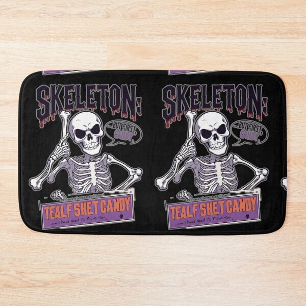 Item preview, Skeleton! I Have a Bone to Pick With You — But First, Candy ? designed and sold by FatsaStampa.
