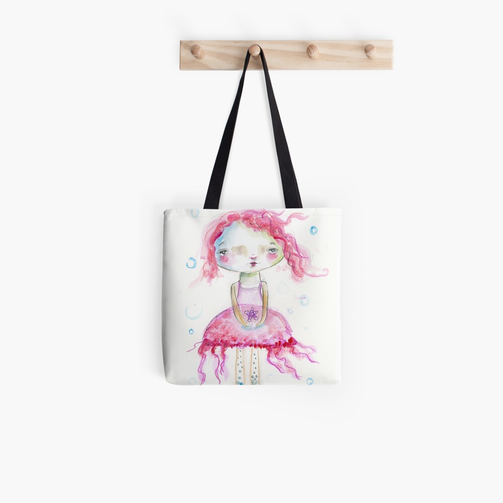 Jellyfish Girl Tote Bag
