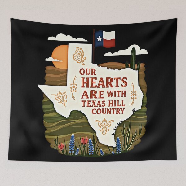 Item preview, Heartfelt Texas Hill Country Art – Prosper & Kerrville Inspired Vintage designed and sold by Haji  Kamora.