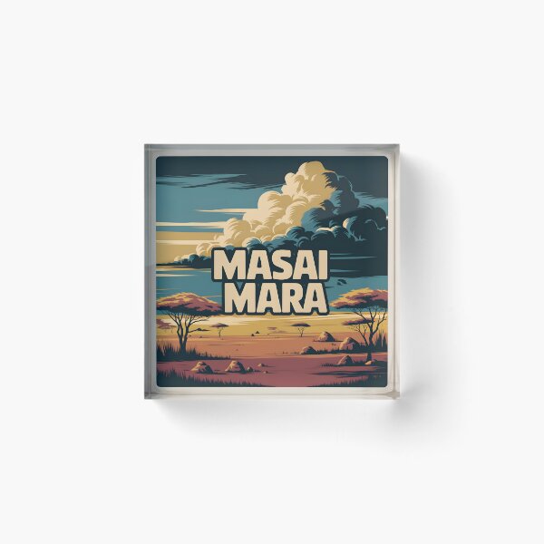Item preview, Masai Mara: Classic-Style Travel Poster designed and sold by LSVart.