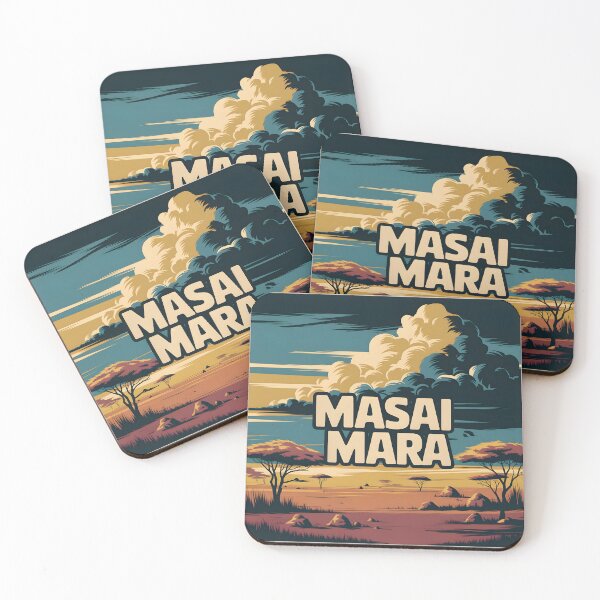 Item preview, Masai Mara: Classic-Style Travel Poster designed and sold by LSVart.