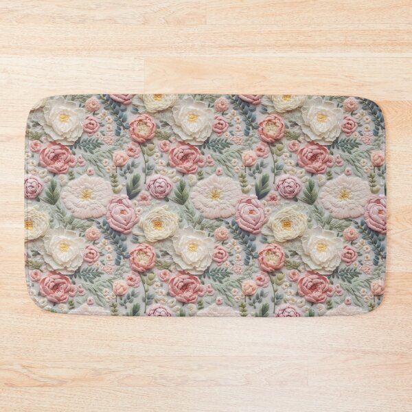 Item preview, Pastel Embroidery Floral Elegance designed and sold by HasHs.