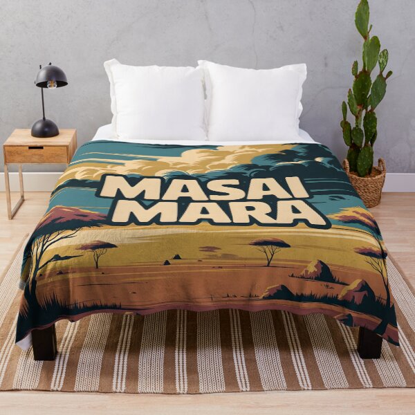 Item preview, Masai Mara: Classic-Style Travel Poster designed and sold by LSVart.