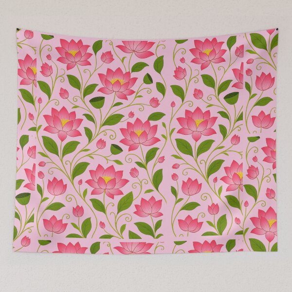 Item preview, Pichwai Art/Painting - Lotus for House Warming/Indian Marriage/Wedding  designed and sold by ShreecreatE.