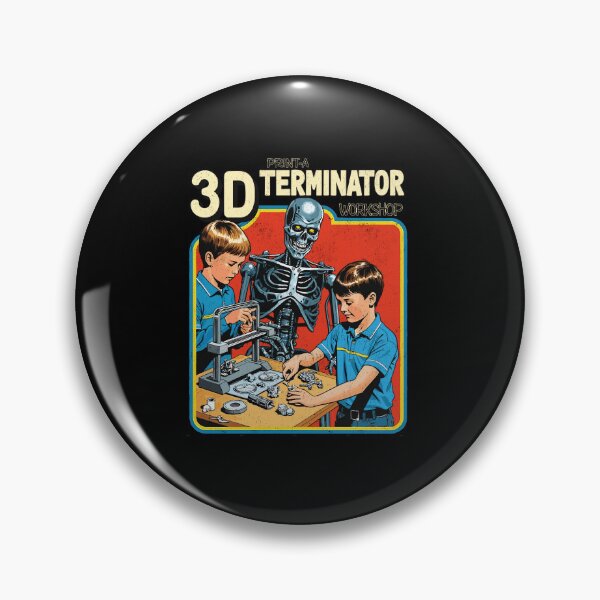 Item preview, 3D Print-A-Terminator Workshop Retro Design designed and sold by Vintagenaut Co..