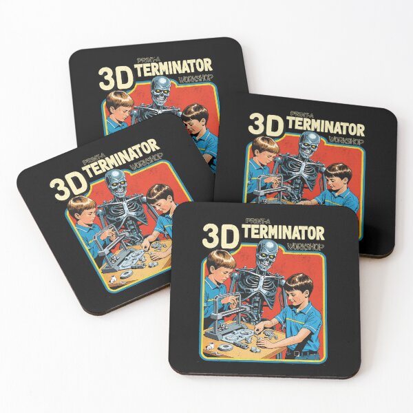 Item preview, 3D Print-A-Terminator Workshop Retro Design designed and sold by Vintagenaut Co..