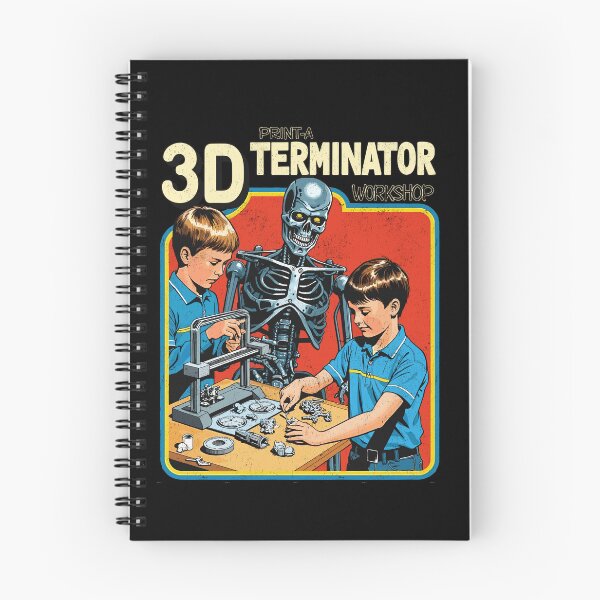 Item preview, 3D Print-A-Terminator Workshop Retro Design designed and sold by Vintagenaut Co..