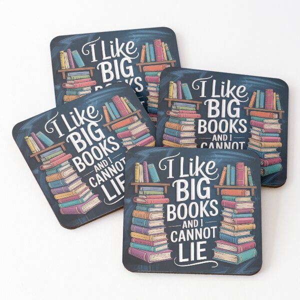 Item preview, I Like Big Books and I Cannot Lie – Bold Bibliophile Energy designed and sold by ForeverPrintsOK.