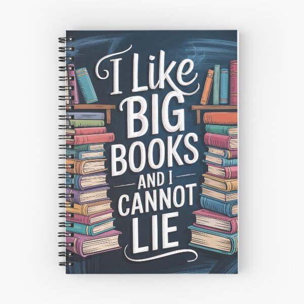 Item preview, I Like Big Books and I Cannot Lie – Bold Bibliophile Energy designed and sold by ForeverPrintsOK.