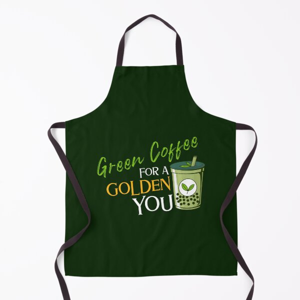 Item preview, Green Coffee for a Golden You – Wellness Energy Vibe T-Shirt designed and sold by Dbm Teeverse.