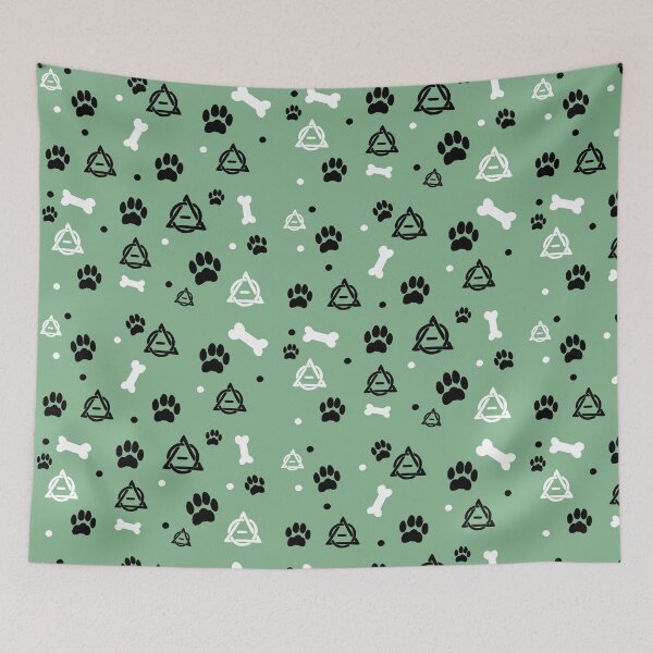 Item preview, Canine Therian Pattern [Green] designed and sold by Defiance Of The Flesh.