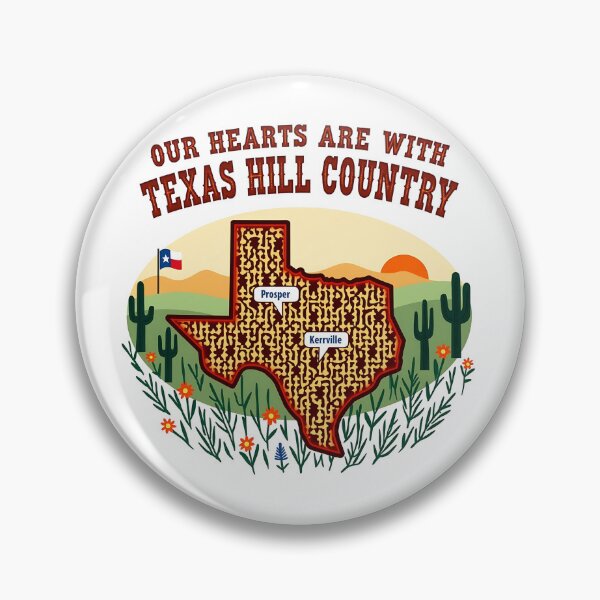 Item preview, Heartfelt Texas Hill Country Art – Prosper & Kerrville Inspired Vintage designed and sold by Haji Kamora.