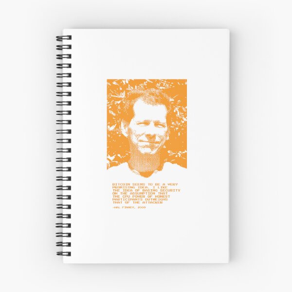 Item preview, Hal Finney Bitcoin Seems Pixel Art Quote designed and sold by CyberRex.
