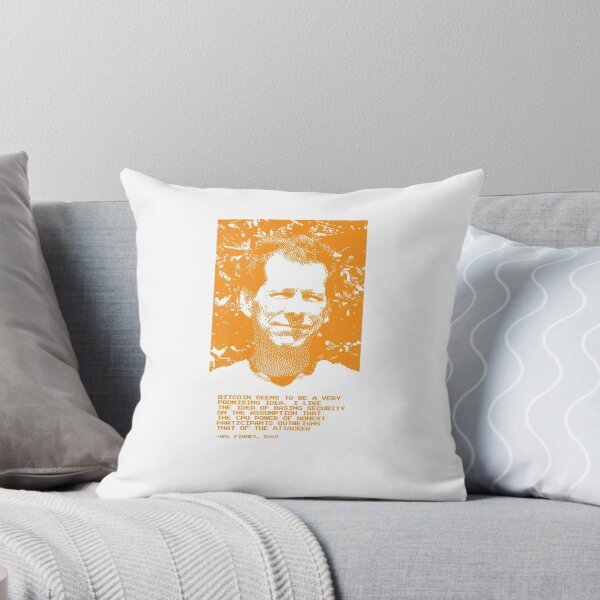 Item preview, Hal Finney Bitcoin Seems Pixel Art Quote designed and sold by CyberRex.