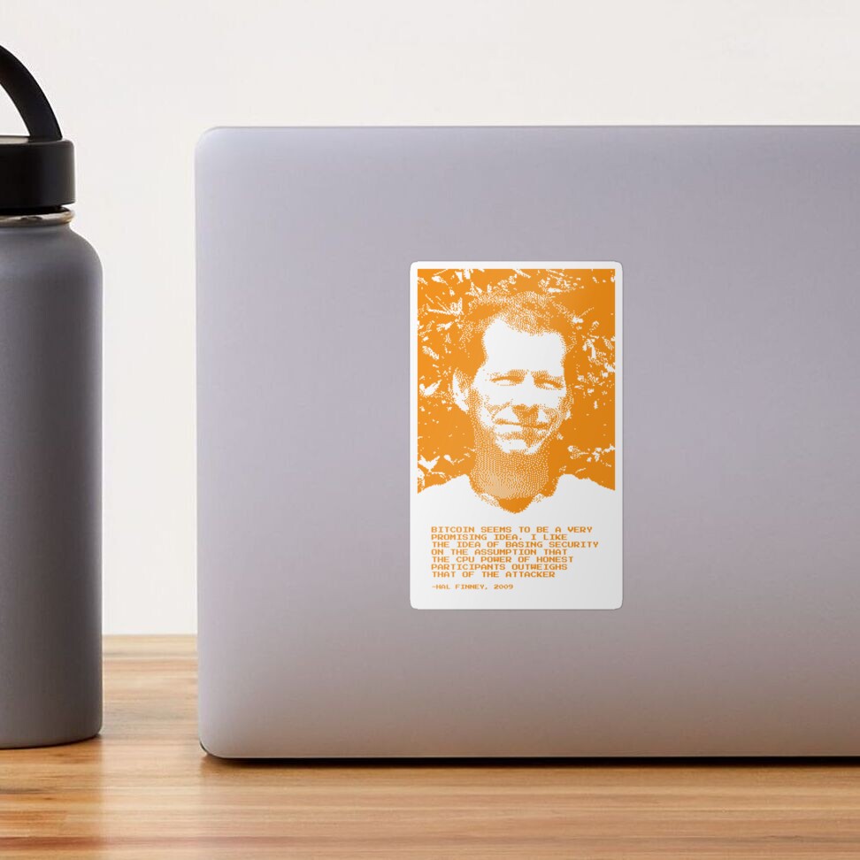 Hal Finney Bitcoin Seems Pixel Art Quote