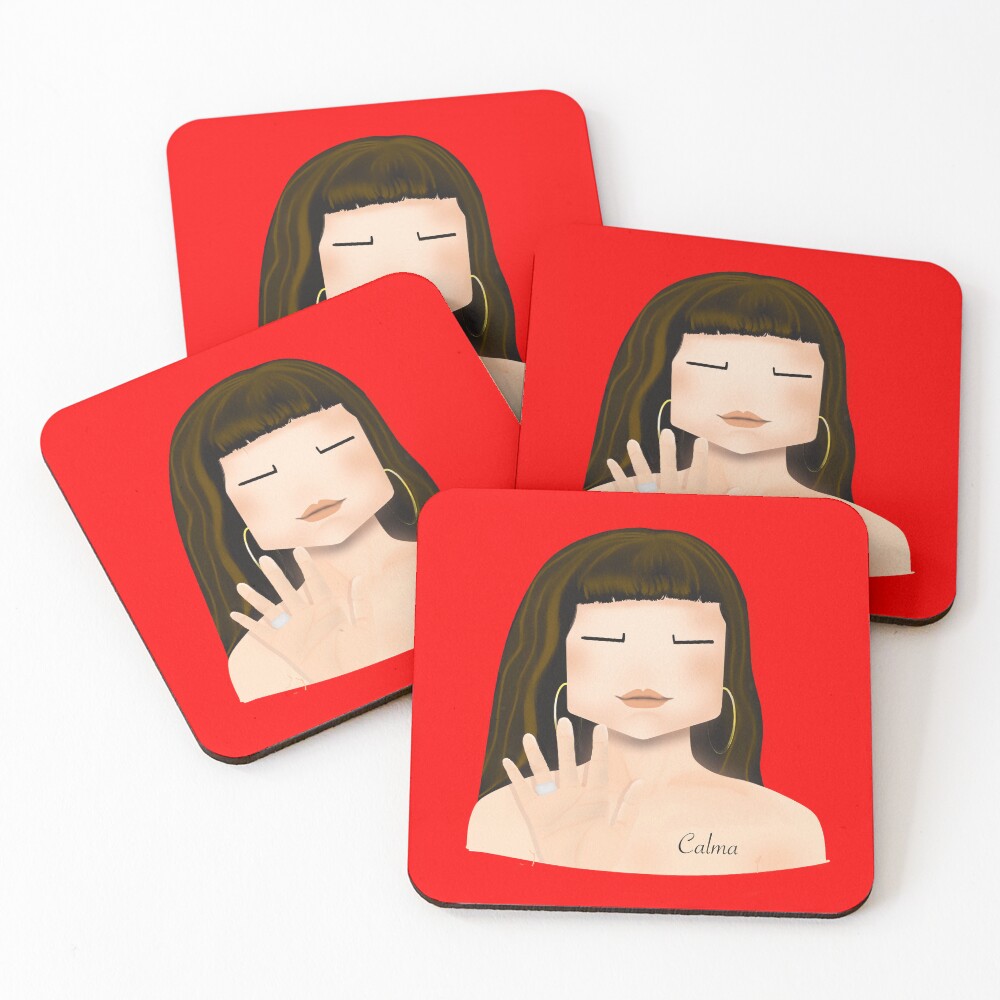 Item preview, Coasters (Set of 4) designed and sold by ROCIODRAMATICA.