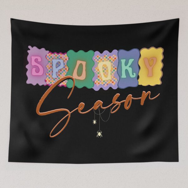 Item preview, Spooky Season - Colorful Halloween Typography designed and sold by FaeryNuff.