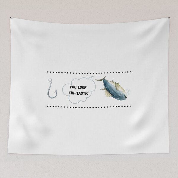 Item preview, Hook Line and Sinker Funny Fishing Pun designed and sold by SunandShade.