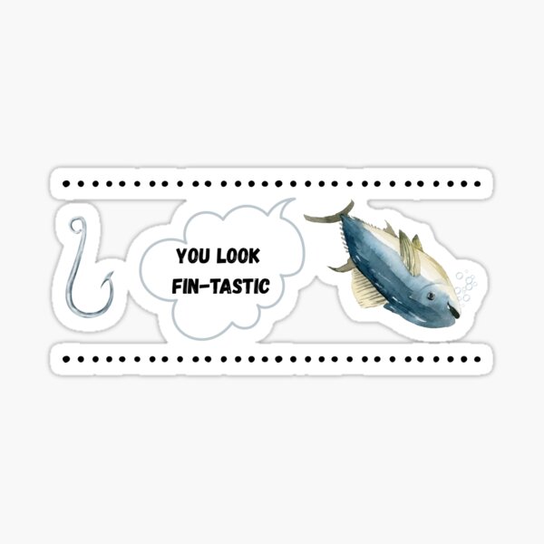 Item preview, Hook Line and Sinker Funny Fishing Pun designed and sold by SunandShade.