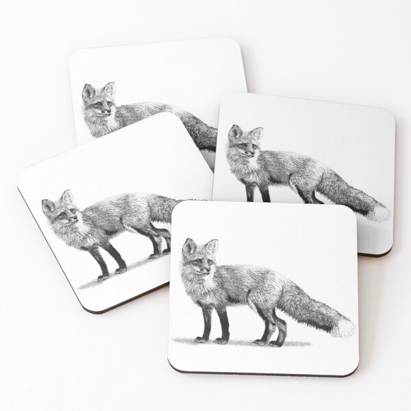 Item preview, Fox Stippling designed and sold by Cora Worthington Art.