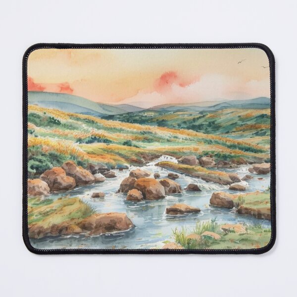 Item preview, Clapper bridge over the Avon3（watercolour + AI） designed and sold by artsmeow.