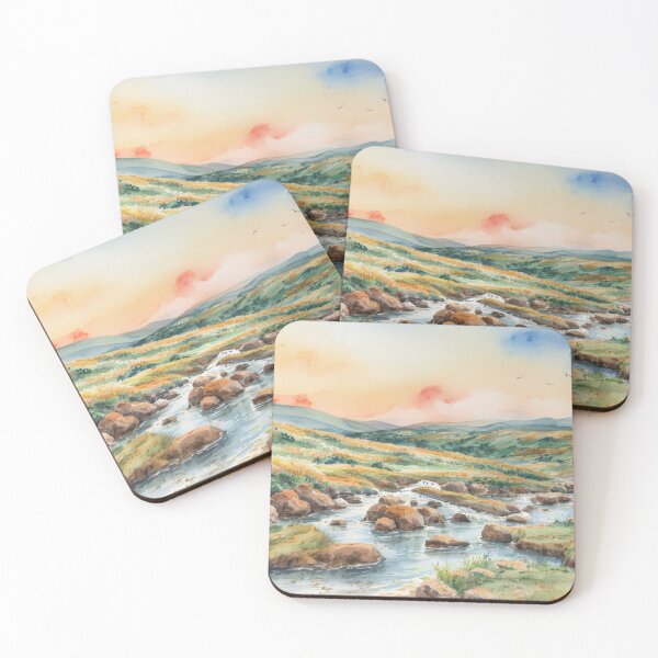 Item preview, Clapper bridge over the Avon3（watercolour + AI） designed and sold by artsmeow.