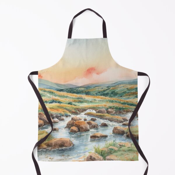 Item preview, Clapper bridge over the Avon3(watercolour + AI) designed and sold by artsmeow.