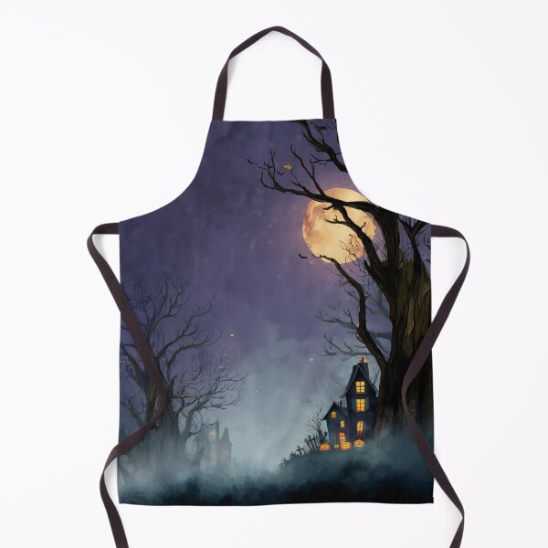 Item preview, Haunted House in Moonlit Fog designed and sold by Tanita Platina.