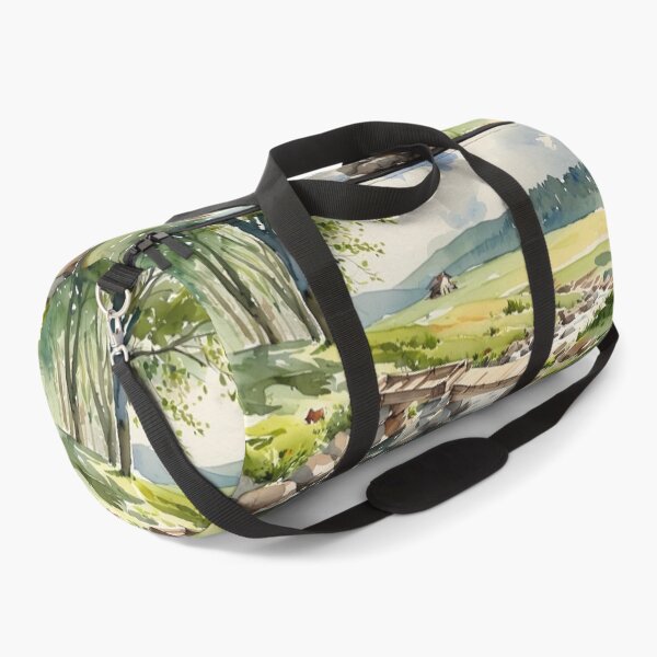 Item preview, Clapper bridge over the Avon2（watercolour + AI） designed and sold by artsmeow.