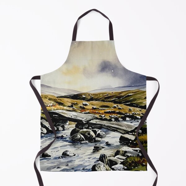 Item preview, Clapper bridge over the Avon(watercolour + AI) designed and sold by artsmeow.
