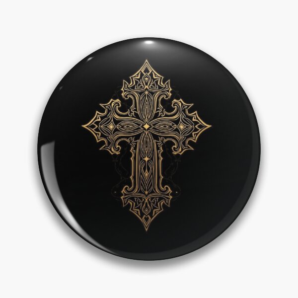 Item preview, Elegant Minimalist Stylized Cross Design designed and sold by VornixVoid.