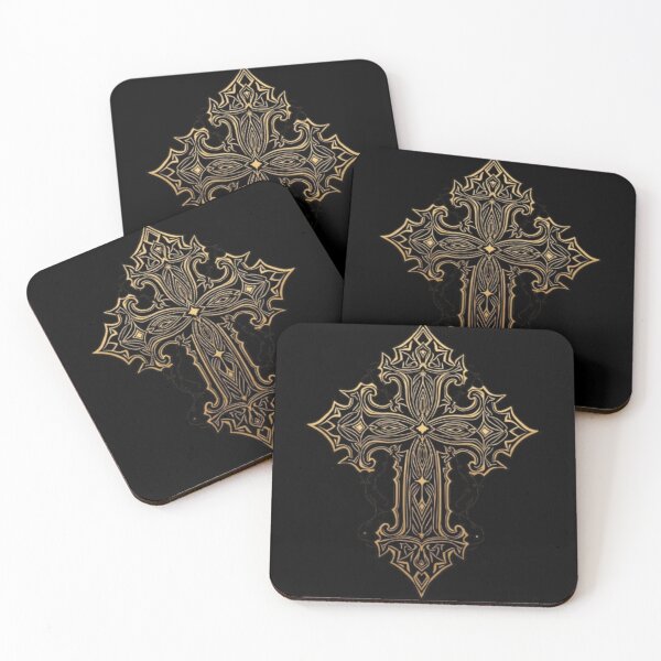 Item preview, Elegant Minimalist Stylized Cross Design designed and sold by VornixVoid.