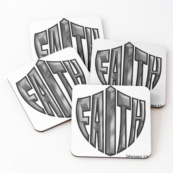 Item preview, Faith shield Calligram designed and sold by Kd creates & artz.