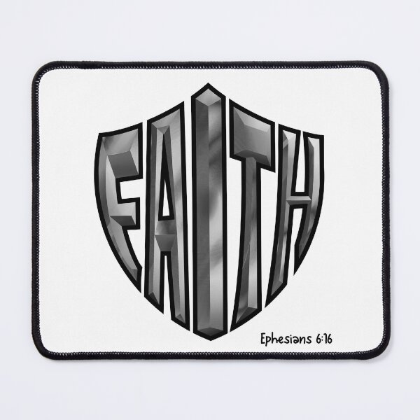 Item preview, Faith shield Calligram designed and sold by Kd creates & artz.