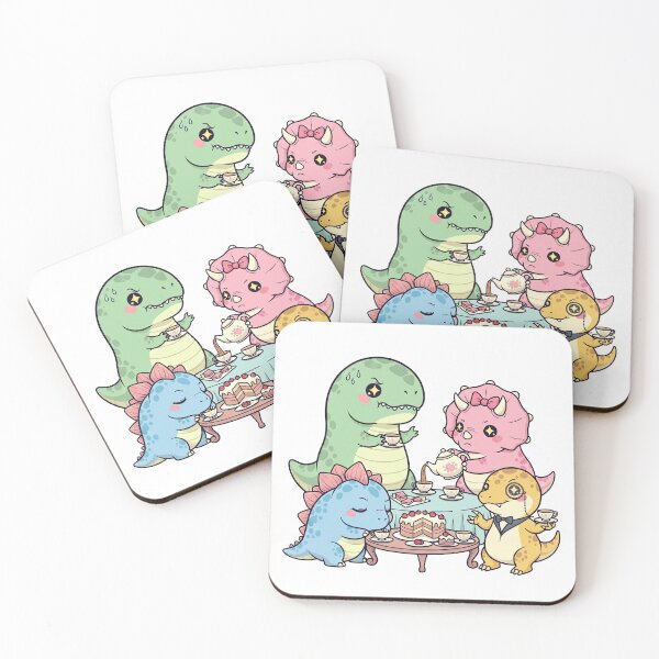 Item preview, Dinosaurs having their 5 o’clock tea. designed and sold by ericvonberner.