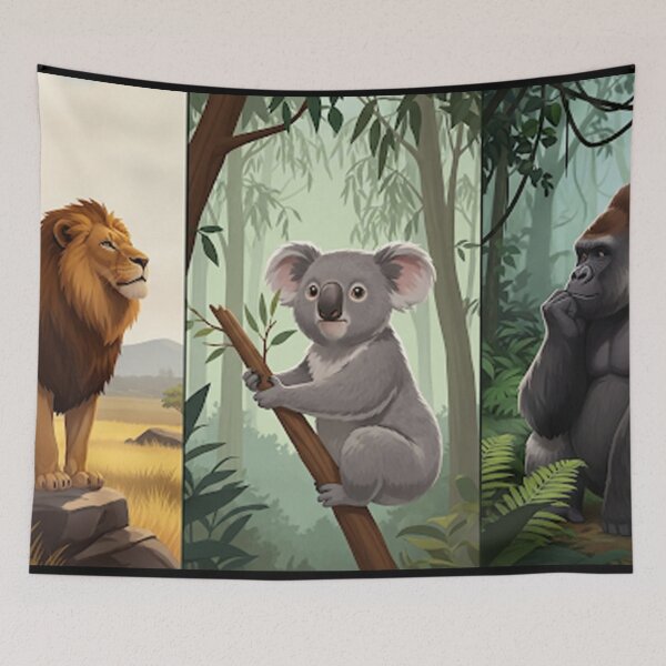 Item preview, Planet Zoo Animals – Koala, Lion & Gorilla designed and sold by BK-Fishing.