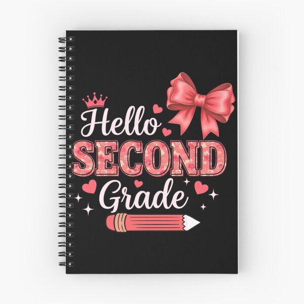 Item preview, Back to School  Hello Second Grade First Day Of School Coquette Teacher designed and sold by MotivaChic.