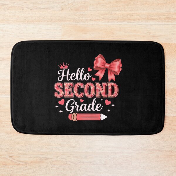 Item preview, Back to School  Hello Second Grade First Day Of School Coquette Teacher designed and sold by MotivaChic.