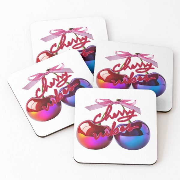 Item preview, glassy cheeries pink bow  designed and sold by mommie4444.