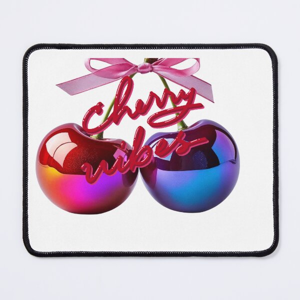 Item preview, glassy cheeries pink bow designed and sold by mommie4444.
